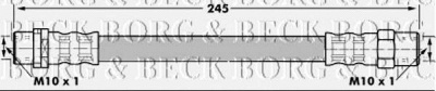 BORG & BECK bbh6923 -  Тормозной шланг